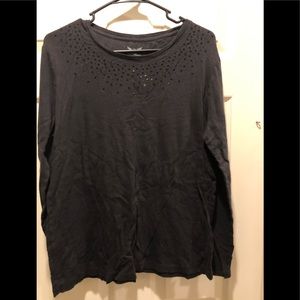 Faded Glory XXL Sequin long sleeved tee